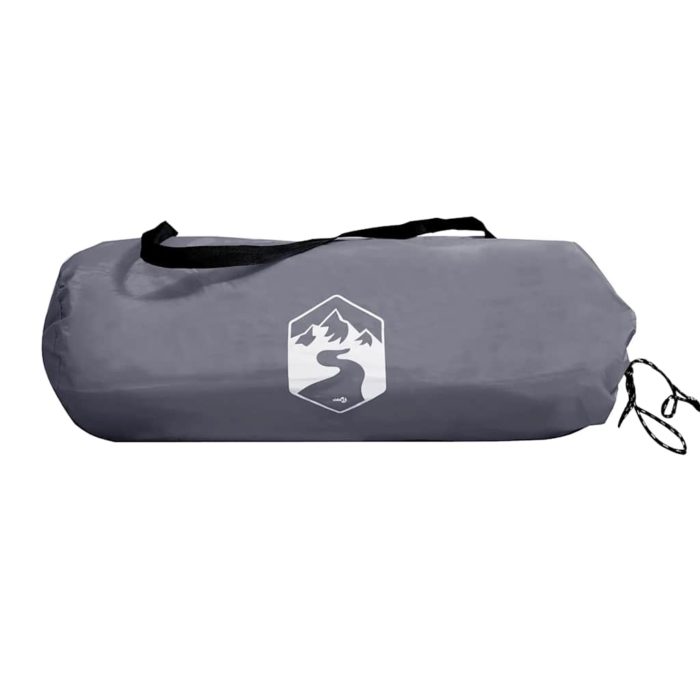 vidaXL Vindskjerm for camping grå og oransje 508×130 cm vanntett