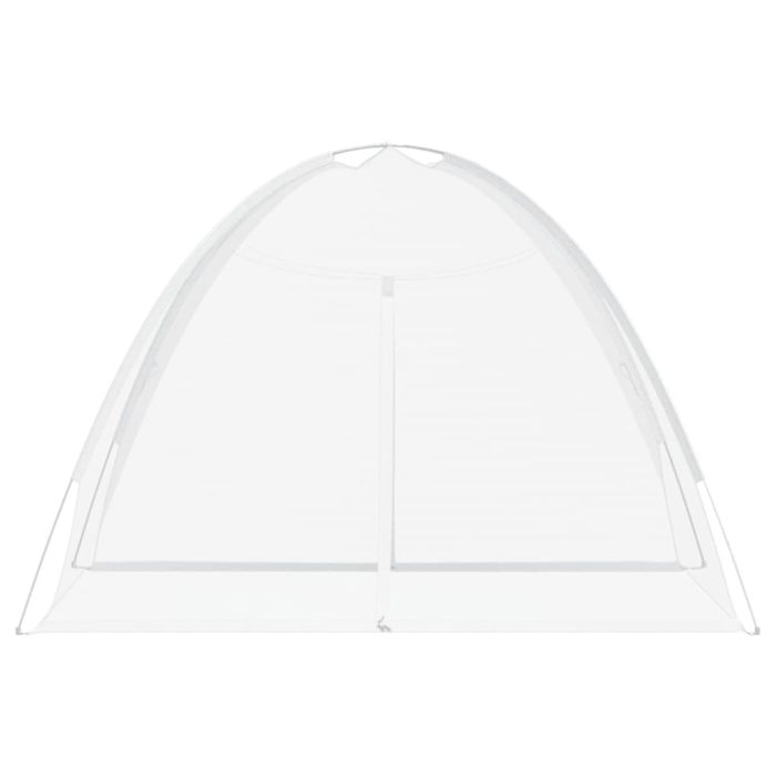 vidaXL Mongolsk myggnett med dører 220 netting hvit 200x150x140 cm