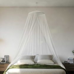 vidaXL Myggnett til Seng 220 netting Hvit 56x56x220 cm