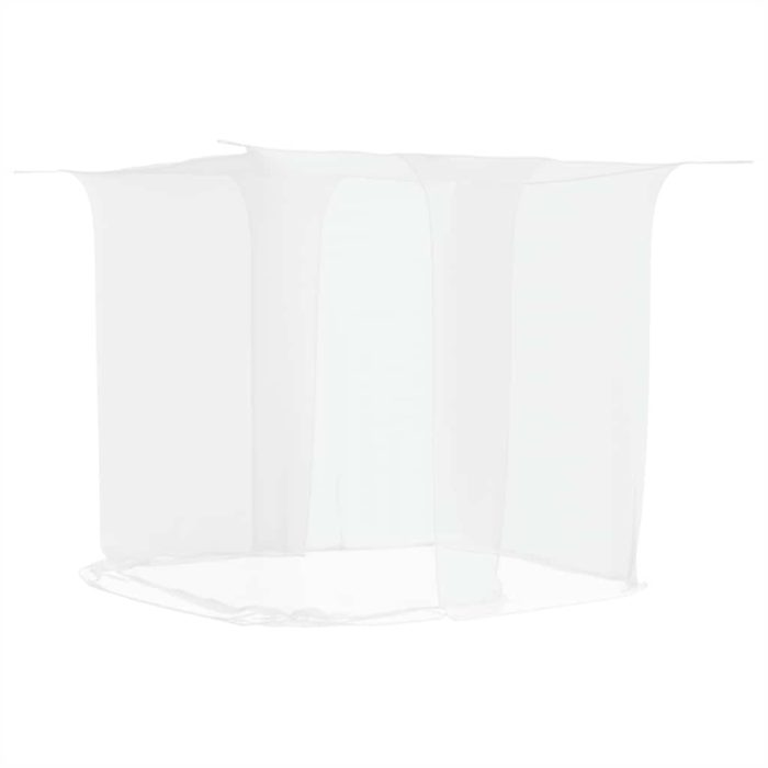 vidaXL Hengende myggnett 156 netting hvit 220x180x180 cm