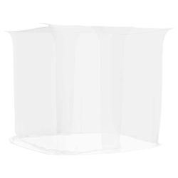 vidaXL Hengende myggnett 156 netting hvit 220x180x180 cm
