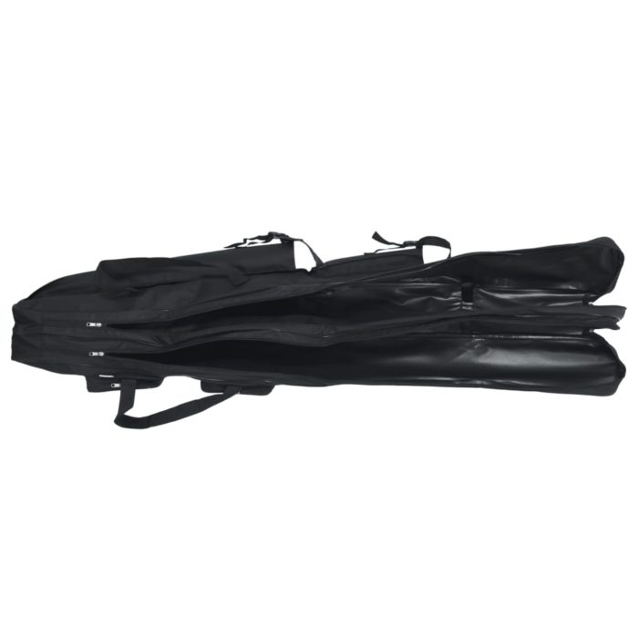 vidaXL Fiskestangpose svart 150 cm oxfordstoff