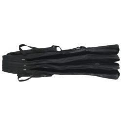 vidaXL Fiskestangpose svart 150 cm oxfordstoff