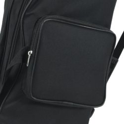 vidaXL Fiskestangpose svart 150 cm oxfordstoff