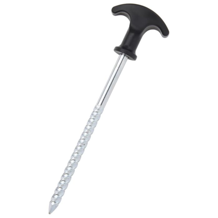 vidaXL Teltplugger 24 stk 17 cm Ø7 mm galvanisert stål