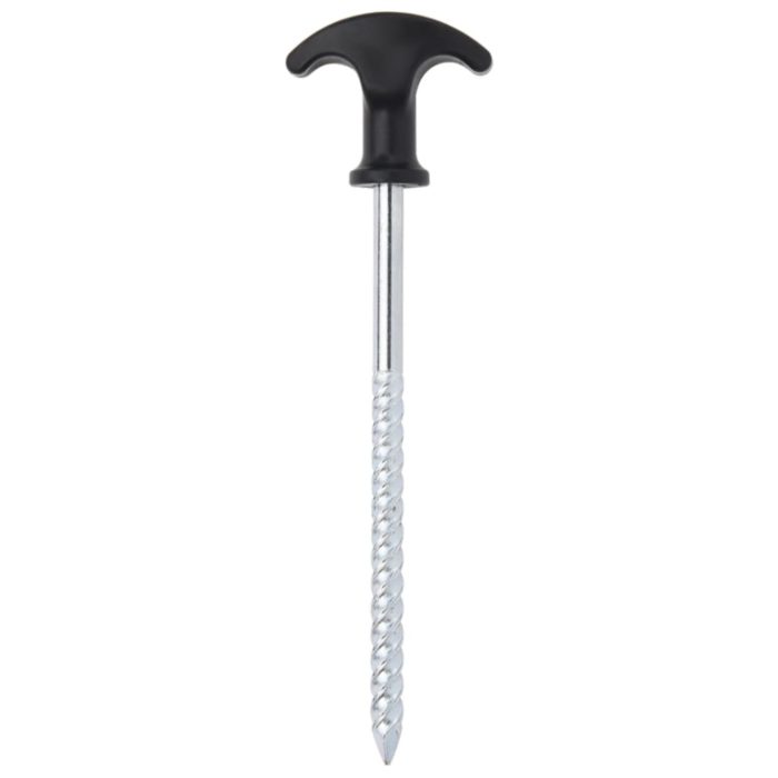 vidaXL Teltplugger 24 stk 17 cm Ø7 mm galvanisert stål