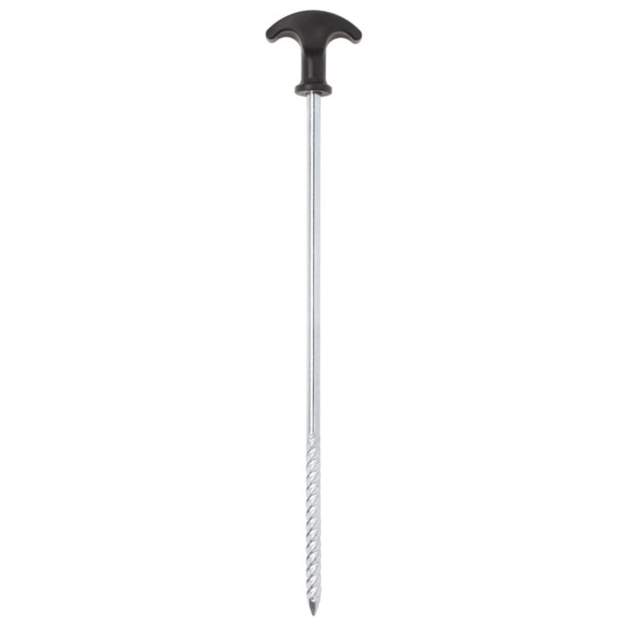 vidaXL Teltplugger 24 stk 30 cm Ø7 mm galvanisert stål