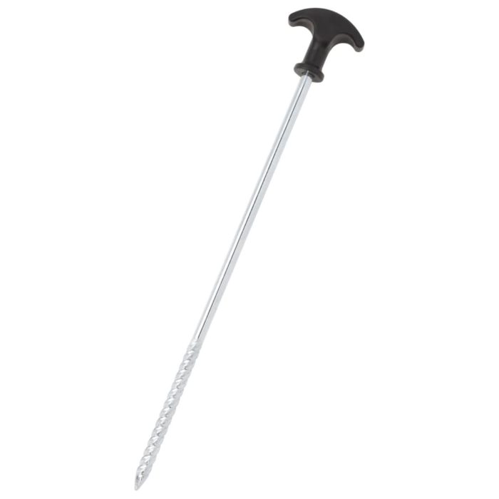 vidaXL Teltplugger 12 stk 30 cm Ø7 mm galvanisert stål