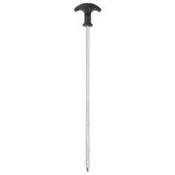 vidaXL Teltplugger 12 stk 30 cm Ø7 mm galvanisert stål