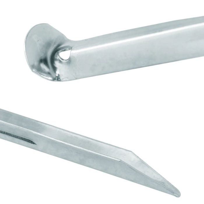 vidaXL Teltplugger 24 stk 17 cm Ø20 mm galvanisert stål