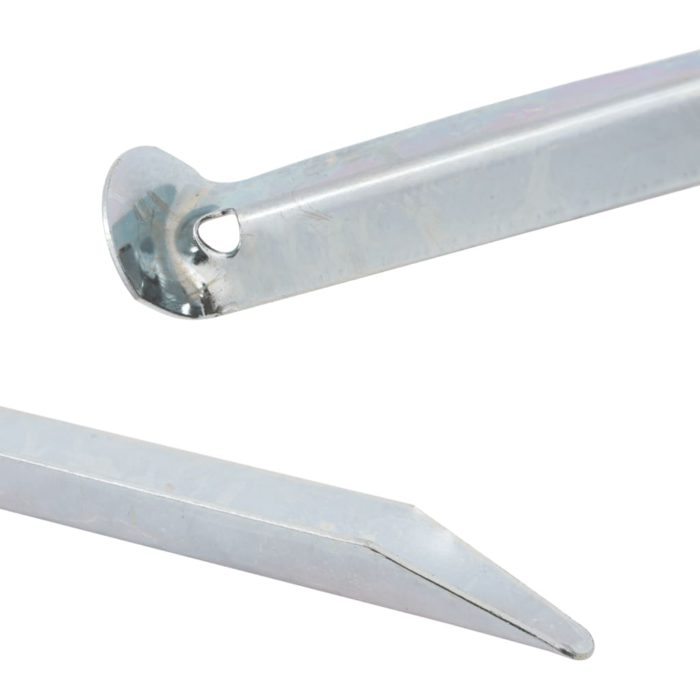 vidaXL Teltplugger 24 stk 30 cm Ø20 mm galvanisert stål