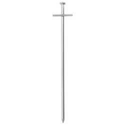 vidaXL Teltplugger 24 stk 23 cm Ø6 mm galvanisert stål