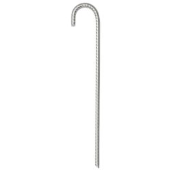 vidaXL Teltplugger 12 stk 37 cm Ø10 mm galvanisert stål