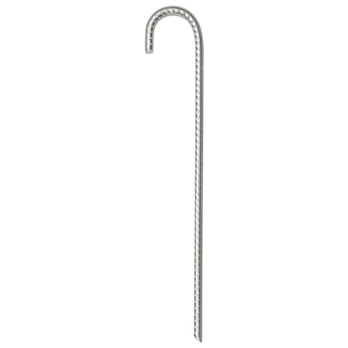 vidaXL Teltplugger 12 stk 37 cm Ø10 mm galvanisert stål