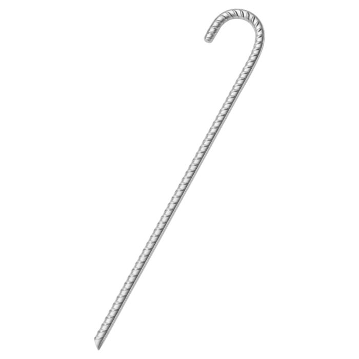 vidaXL Teltplugger 12 stk 41,5 cm Ø12 mm galvanisert stål
