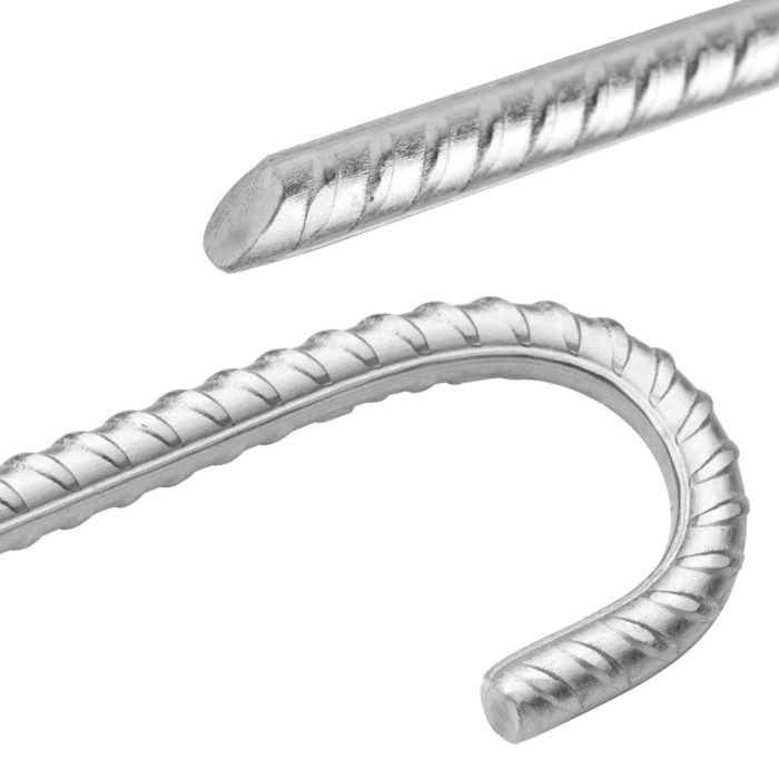 vidaXL Teltplugger 12 stk 41,5 cm Ø12 mm galvanisert stål