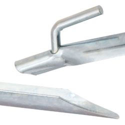 vidaXL Teltplugger 24 stk V-formet 24 cm Ø20 mm galvanisert stål