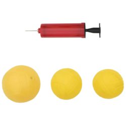 vidaXL Roundnettsett med 3 baller og ekstra pumpe Ø90×20 cm