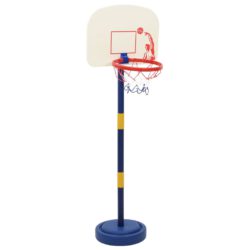 vidaXL Basketballstativ med ball og pumpe justerbar høyde 90/121 cm