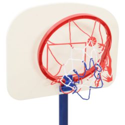 vidaXL Basketballstativ med ball og pumpe justerbar høyde 90/121 cm
