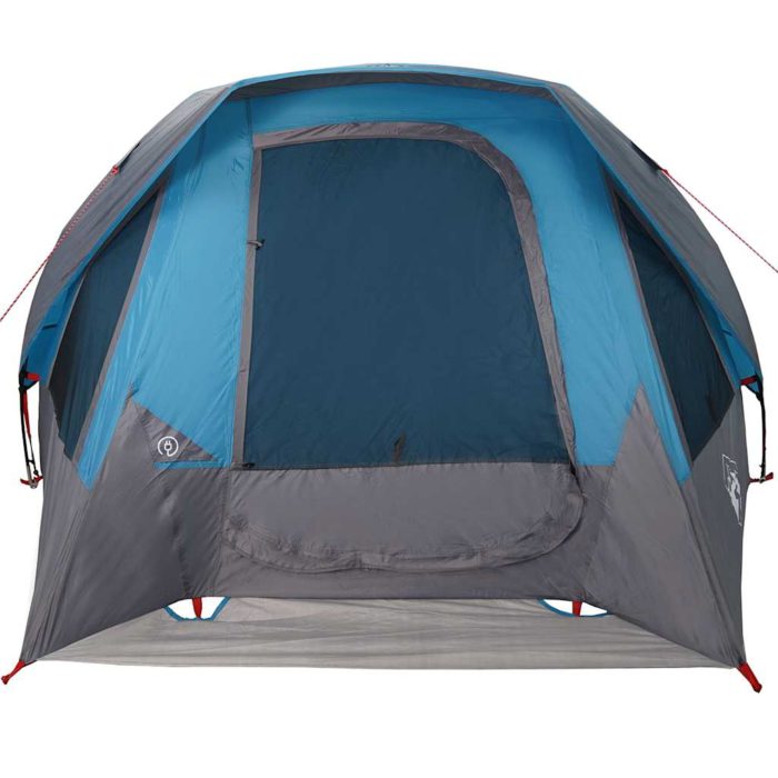 vidaXL Campingtelt 4 personer blå vanntett