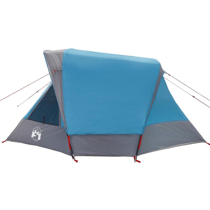 vidaXL Campingtelt 4 personer blå vanntett