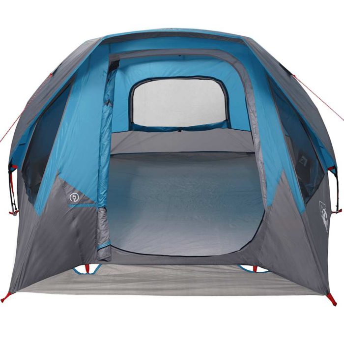 vidaXL Campingtelt 4 personer blå vanntett