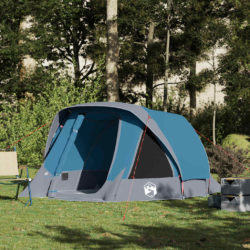 vidaXL Campingtelt 4 personer blå vanntett