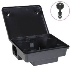 vidaXL Musefeller 4 stk svart 23x19x9,5 cm