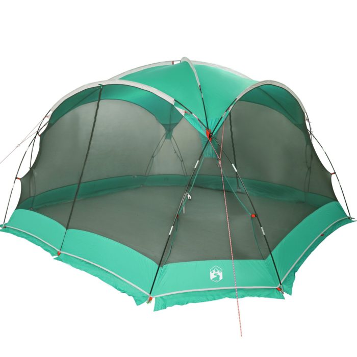 vidaXL Camping Myggnetting med Dører Grønn for 4 Personer Vanntett