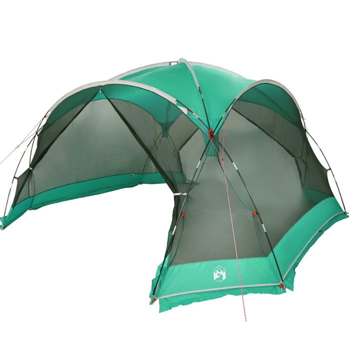 vidaXL Camping Myggnetting med Dører Grønn for 4 Personer Vanntett