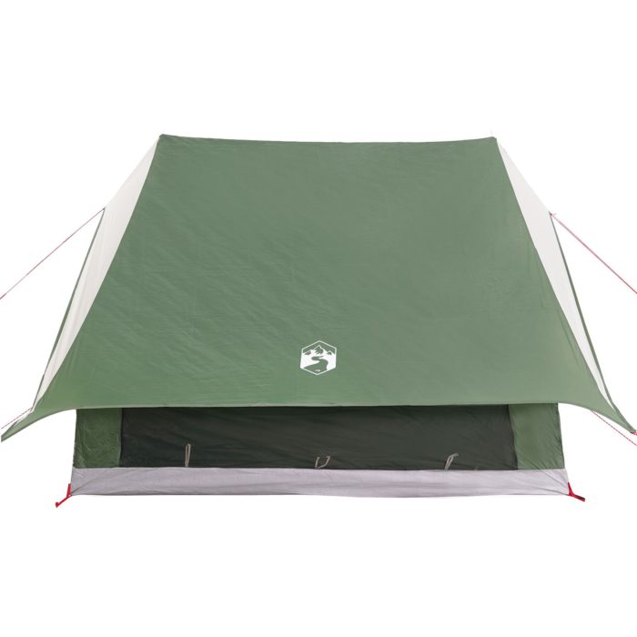 vidaXL Camping telt 5-personer Grønn Polyester Sammenleggbart