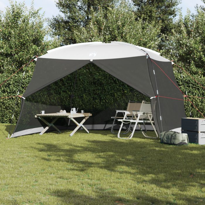 vidaXL Camping Myggnett med Dør Grå 6-Personers Vanntett