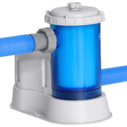 Bestway Gjennomsiktig patronfilterpumpe Flowclear