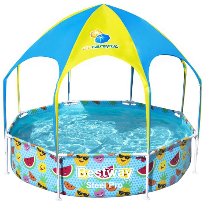 Bestway Frittstående barnebasseng Steel Pro UV Careful 244×51 cm