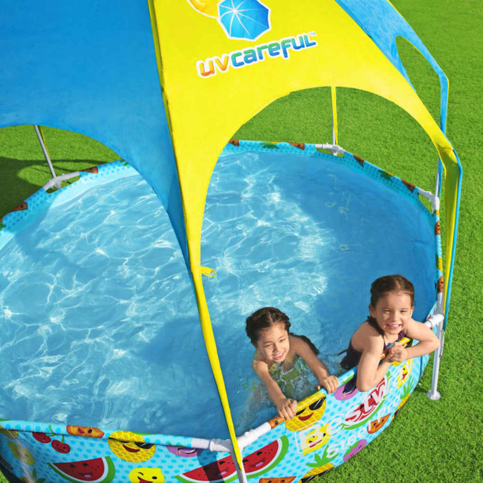 Bestway Frittstående barnebasseng Steel Pro UV Careful 244×51 cm