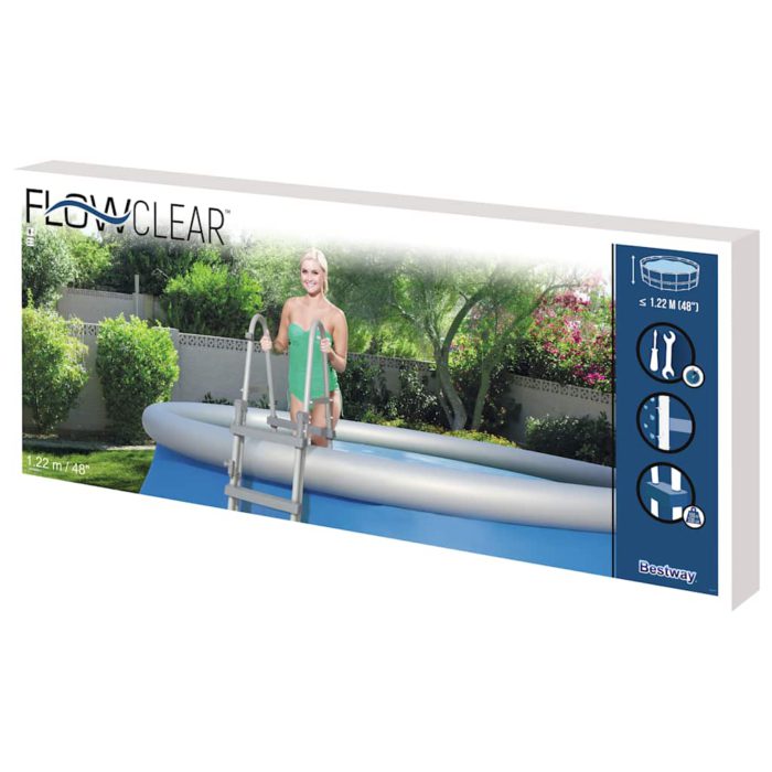 Bestway Sikkerhetsstige Flowclear 4-trinns 122 cm