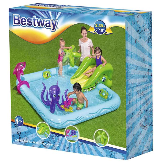 Bestway Fantastisk akvariebasseng 239x206x86 cm
