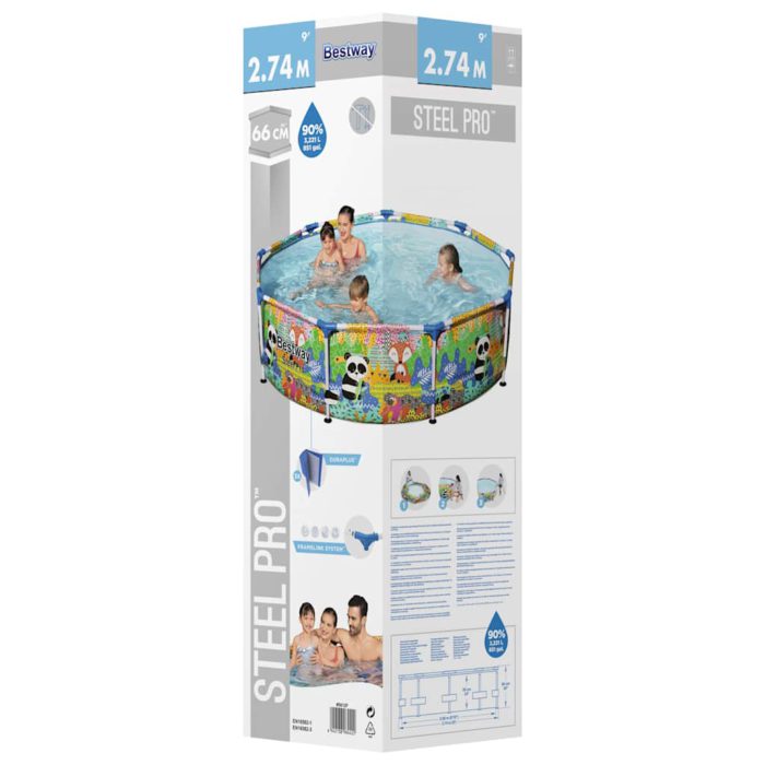 Bestway Svømmebasseng Steel Pro MAX 274×66 cm