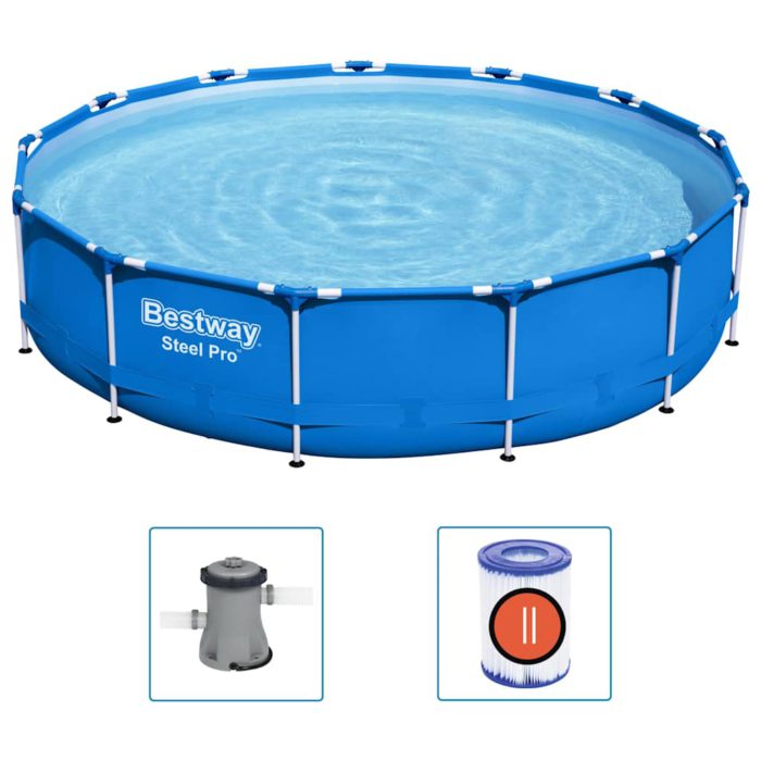 Bestway Rammebasseng Steel Pro 396×84 cm
