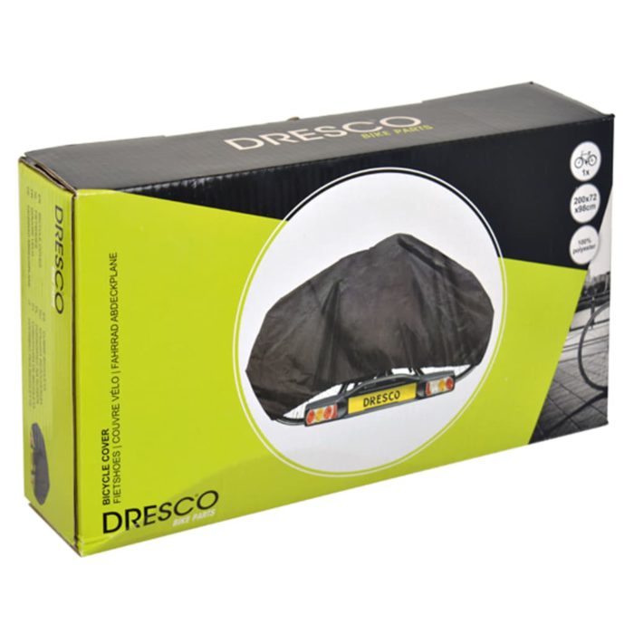 Dresco Elastisk sykkeltrekk for 1 sykkel svart