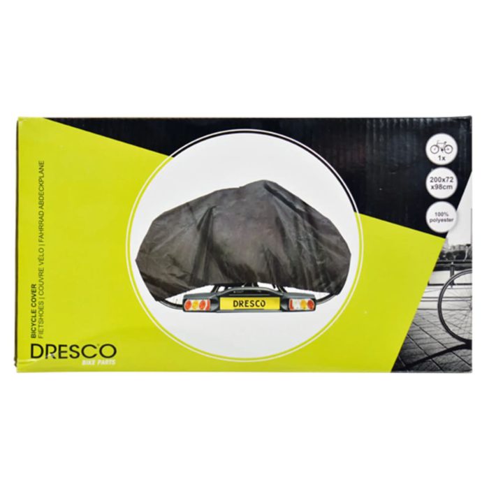Dresco Elastisk sykkeltrekk for 1 sykkel svart