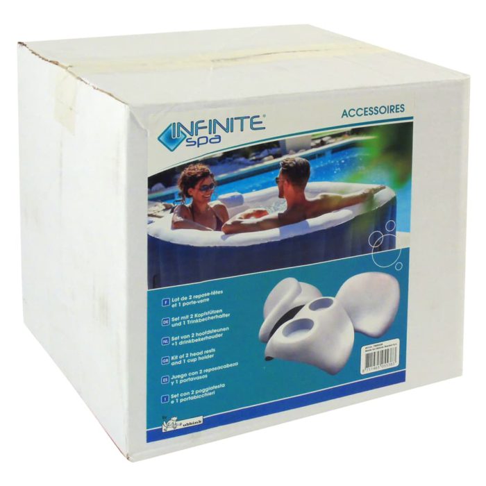 Infinite Spa Nakkestøtte og koppholder PU