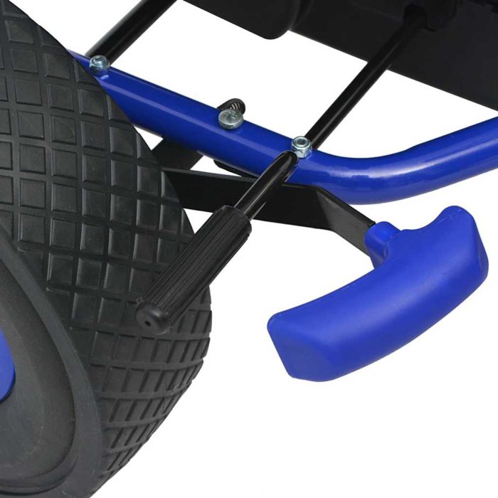vidaXL Pedal–go-kart med justerbar sete blå