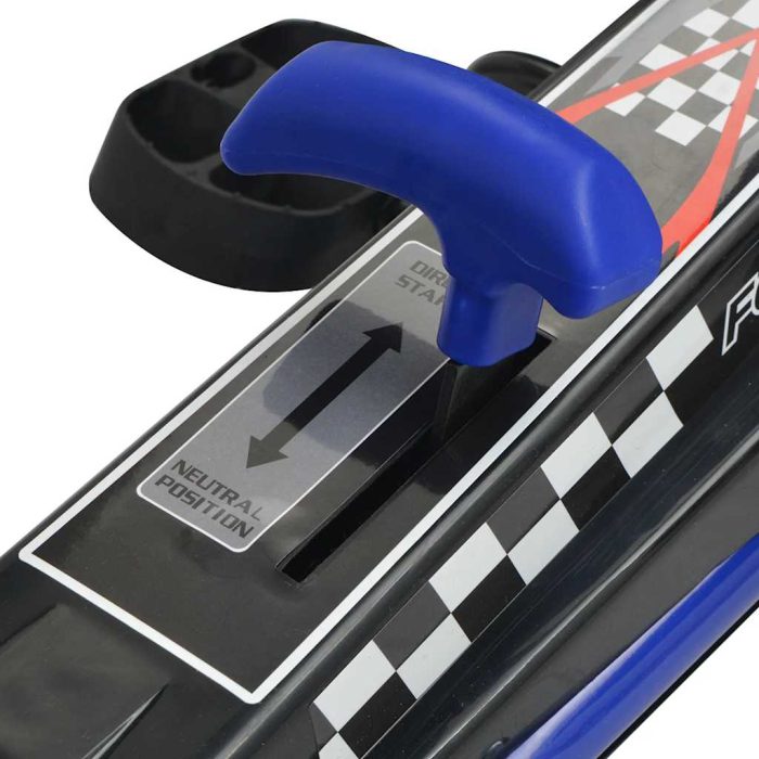 vidaXL Pedal–go-kart med justerbar sete blå