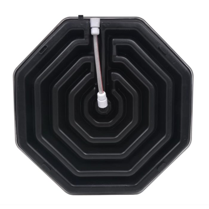 vidaXL Soloppvarmet dusj 20 L Aluminium HDPE