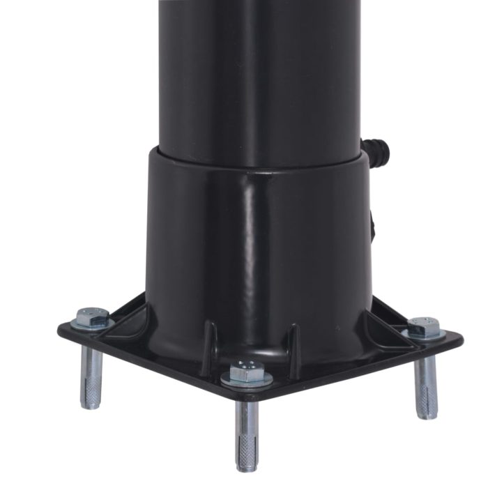 vidaXL Soloppvarmet dusj 8 L PVC stål