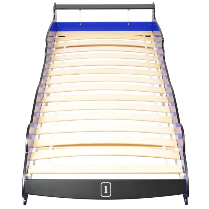 vidaXL Barnas reserbil-seng 90×200 cm blå