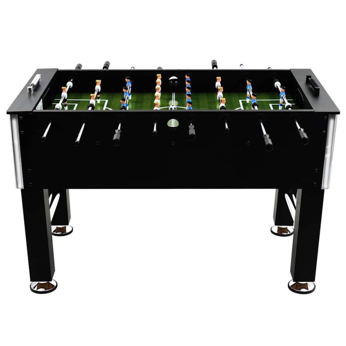 vidaXL Fotballbord stål 60 kg 140×74,5×87,5 cm svart