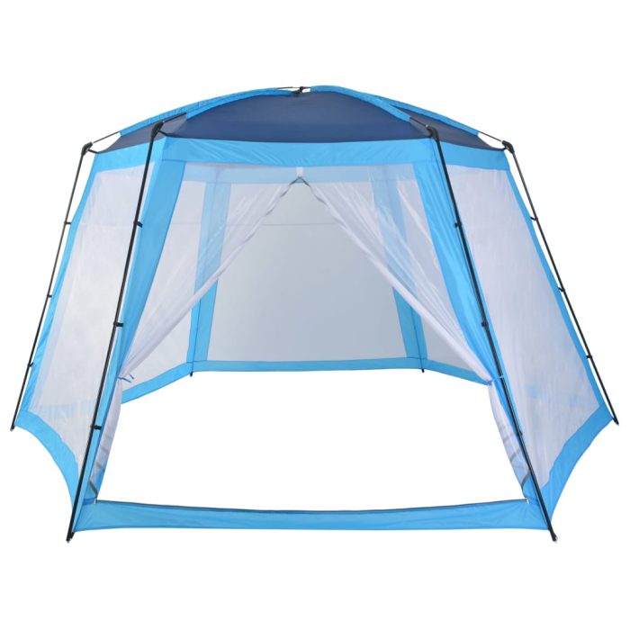 vidaXL Bassengtelt stoff 500x433x250 cm blå